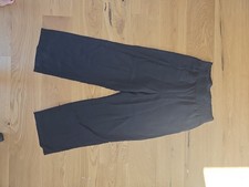 H&M Leinenhose Schwarz Gr M