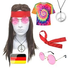 Hippie Kostüm Herren Set
