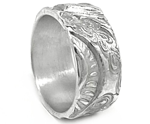 999 feinsilber bandring - 999,