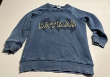 Blauer "Batman" Pullover - Größe: 92 - Marke: H&M