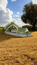 1-Personen-Zelt Pop Up Dreieck 225 x 100 x 57 cm wasserdicht grün Camping Urlaub