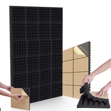 24Stück Raum Akustik Schall Dämmung Schaumstoff Schallschutz Innenwand Decke DE