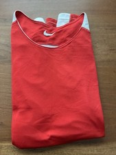 Nike Rot-Weißes Wende-Trikot, Gr. L, Sport Basketball, Jersey Dri-Fit Sportswear