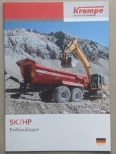 KRAMPE SK HP Erdbaukipper Muldenkipper Halfpipe Kipper Prospekt Traktor