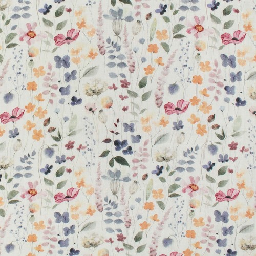 Musselin stoff wiesenblumen - musselin,