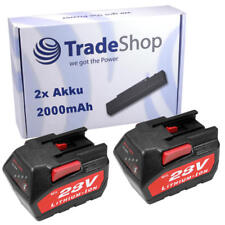 2x AKKU 28V 2000mAh LiIon für