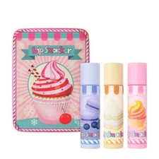 Lip Smacker CupCake Trio Lip Balm Set, Moisturising