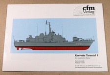 cfm Verlag 1009 - Korvette Tarantul I (1x DDR Marine + 1x Bundesmarine) - 1:250