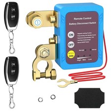 12V Doppelte Auto Batterie Trennschalter Stromschalter mit 2x Fernbedienung DHL