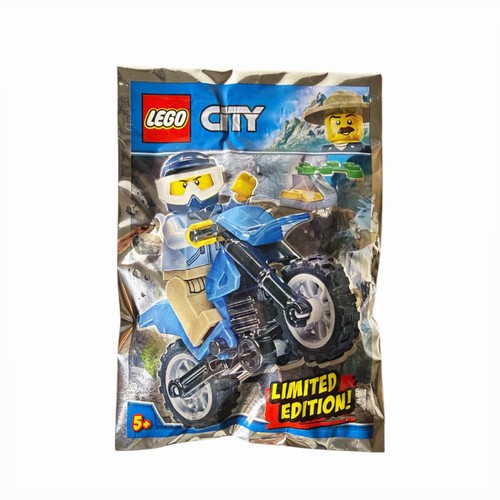 Lego city minifigur biker - minifigur,