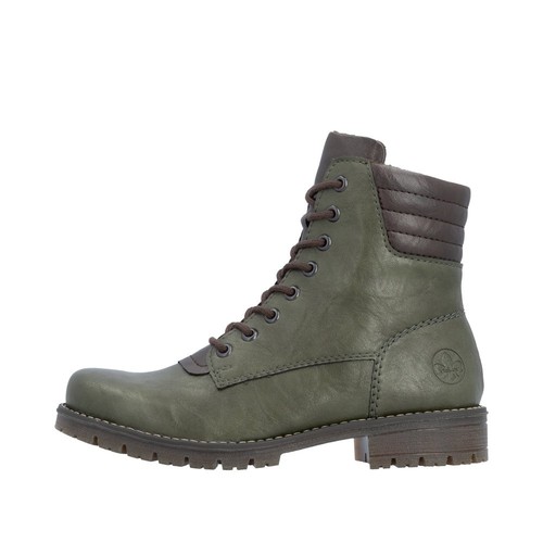 Rieker biker boots grün braun - biker, grün/braun