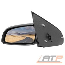 AUßENSPIEGEL SPIEGEL LINKS ASPHÄRISCH SCHWARZ ELEKTR FÜR OPEL ASTRA H BIS  09/09