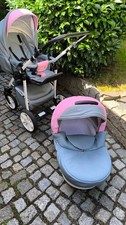 Kombikinderwagen Craft Eco Kunstleder Sehr guter Zustand grau-rosa