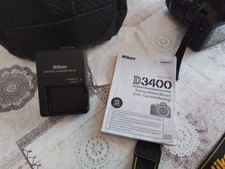 Nikon D3400 24,2MP DSLR-Kamera, Schwarz