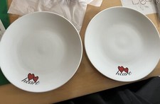 2 Stk Frühstucks Teller weiß