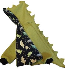 Wollwalkjacke Wendejacke Dino Drachenjacke Zipfeljacke Baby Kinder Handmad