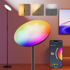 Smarte Stehlampe, 2800LM RGBWW Stehlampen für Wohnzimmer mit Smart App & V