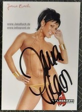Signierte Autogrammkarte Jana B Bach Bundfuss 10 x 15 cm