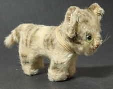 Alte Steiff Katze Tabby ? Steifftier Stofftier Kätzchen cat cats Steiffkatze