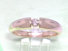 Wert 495,-€  Solitär Brillant Ring 585 Gelbgold 14Kt Gold 1 Brillant 0,10ct