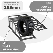 GIHAUVIA®2x Grau Auffahrrampe
