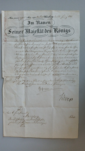 Historische dokumente von der - historische,
