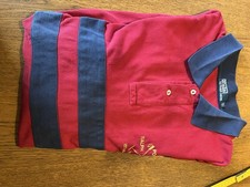 Polo by Ralph Lauren Polohemd rot / blau Big Pony 3 XB / XL "3" rechter Arm