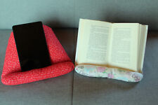 Buchstütze, Lesekissen, Stütze für E-Book oder Tablets, aus 100 % Baumwollstoff