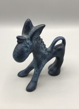 Alte Keramik Figur Esel