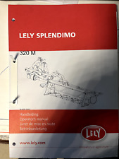 Betriebsanleitung  Lely Splendimo Scheibenmäher 320 M in 4 Sprachen