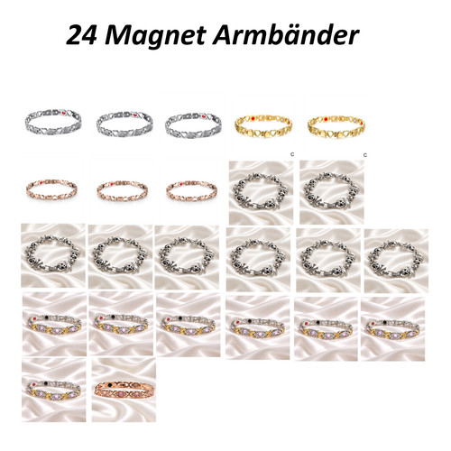 Konvolut magnetarmbänder - konvolut,