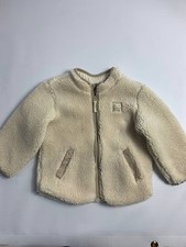 Teddyfleece Jacke Creme Gr. 92