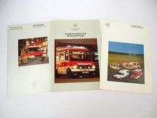 3x Prospekt Mercedes Benz Rettungsfahrzeuge Krankentransport Gesamtprogramm