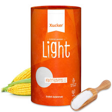 Xucker Light Erythrit 1Kg Dose - Kalorienfreier Kristallzucker Ersatz Als Vegane