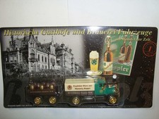 Biertruck - grüner Oldi-Truck Braustolz mit kleinen Hänger, OVP