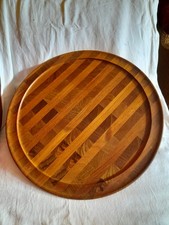 Drehplatte / Drehteller / Servierplatte drehbar Nissen Denmark teakholz massiv