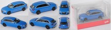Herpa 028578-003 Audi A4 Avant 2.0 TFSI quattro sport, turboblau, 1:87