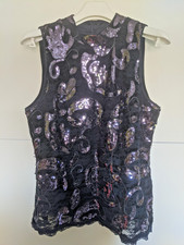 Damen Glitzer-Oberteil