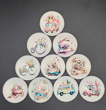 Glas Cabochon BOHO Vintage 10