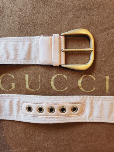 Gucci stoffgürtel puderfarben - stoffgürtel,