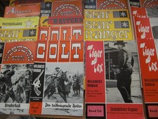  27x western hefte tiger rex-colt-  star rangers-western story  guter zustand