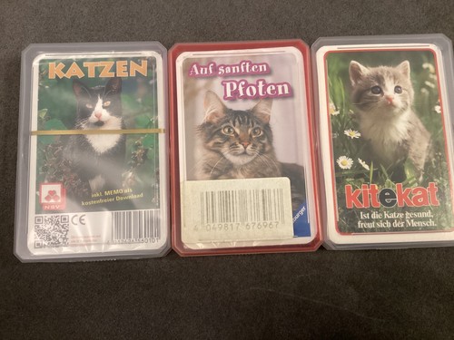 Spielkarten quartett über - 3x,