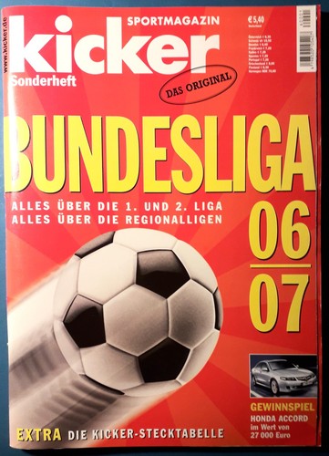 Zeitschrift kicker - zeitschrift,