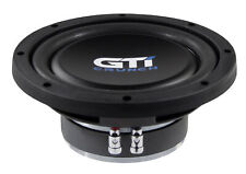 Crunch GTi84 20 cm 8" Flat Subwoofer Bass Tiefton Teller Treiber 400 Watt