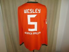 Werder Bremen Nike Langarm Spieler/Matchworn Trikot 2011/12 + Nr.5 Wesley Gr.L