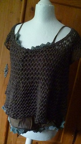 Häkel top trägershirt - häkel, top+trägershirt