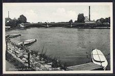 Ansichtskarte Christianstadt am Bober, Blick auf die Boberbrücke 