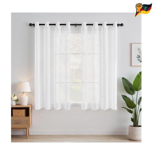 Voile vorhang 2er set - 2er,