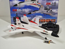 Amewi SU-27 Rc Jet Flugzeug 3-Kanal 2.4Ghz RTF Gyro Rc Kampfjet EPP Weiß 24089