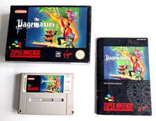 Original Super Nintendo SNES Spiel OVP boxed - The Pagemaster - aus Sammlung